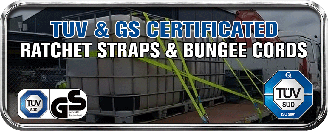 TUV GS-certificering Vastzet- en bungeekoord