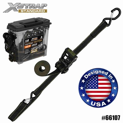 Xstrap 66107 1-1/4” x 14’ 4PK aluminium ratelbinder 1000lb SWL