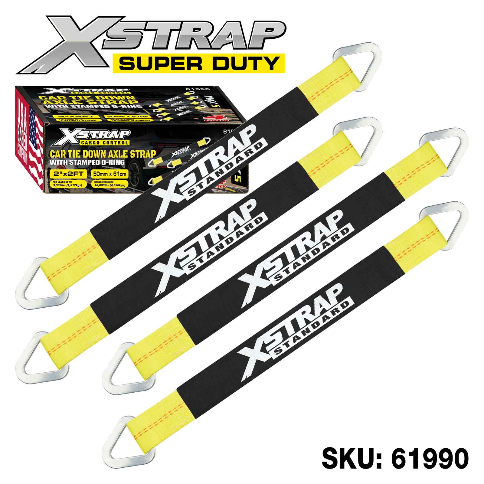Xstrap 61990 4PK Alex-riem 3.300 lb SWL